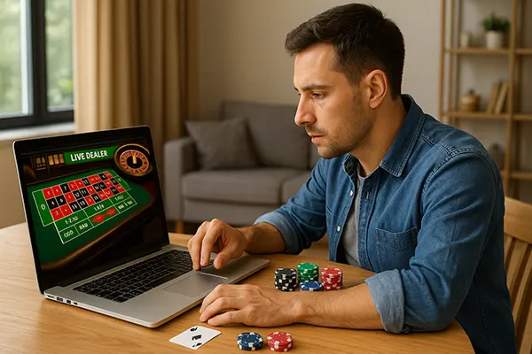 Dealer in live stream