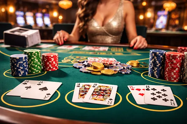 Casino dealer studio